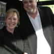 Barbara Ann Brown with Mike Dungan, President of Capital Records Nashville